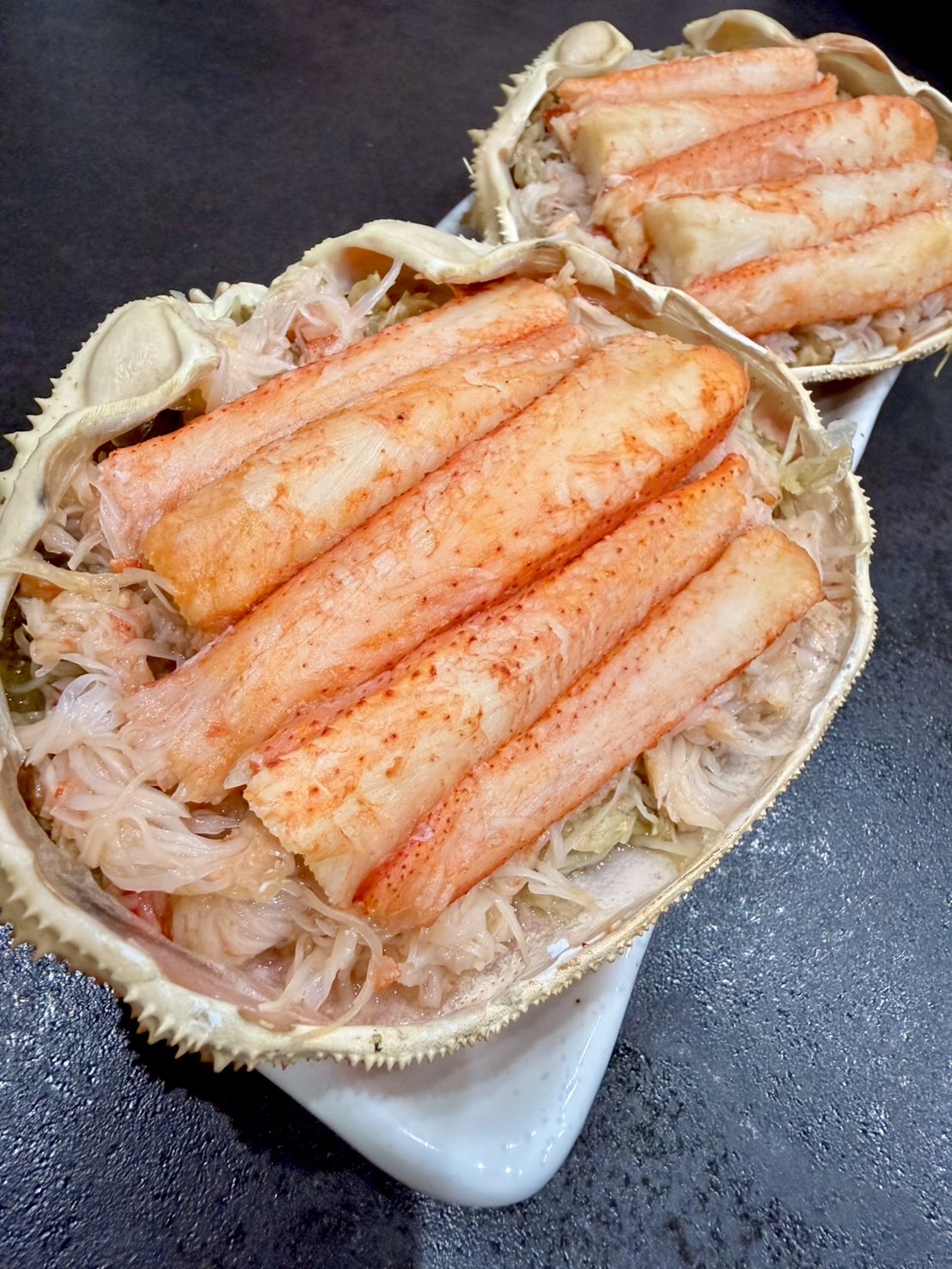 オオズワイガニ甲羅盛